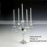 5 Arms Crystal Centerpieces for Wedding Table