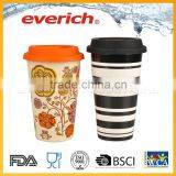 Reusable Nice Design Wholesale Ceramic Travel Mug thumbnail-1