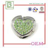 Crystal Folding Purse Bag Hook Purse Hanger Metal Gift thumbnail-1