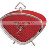 Triangle Shape Metal Case Mechanical Alarm Clock thumbnail-6