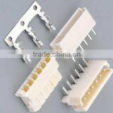 Pitch:2.54mm Wafer Single Row Right Angle Dip Type White 6 Pin Connector