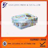 Promotional Cute Candy Pattern Candy Packaging Tinplate Box