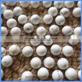 4mm 8mm Half Drilled Round Natural White Turquoise Loose Beads Gemstone For DIY Earrings Making HD-WTSR4mm thumbnail-4
