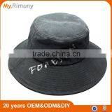 Custom Blank Black Plain Bucket Hat Cap From Myrimony/ Long Brim Fishing Cap thumbnail-1