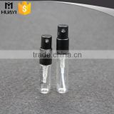 2ml 3ml glass vial for perfume with black sprayer                        
                                                Quality Choice