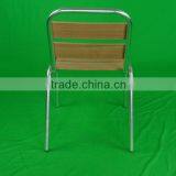 Restaurant Furniture Aliminum Modern Design Relaxing Armless Wooden Dining Chair Yc055 thumbnail-4