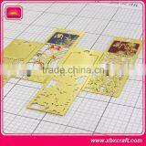 24k Gold Plating Metal Bookmark With Custom Logo