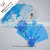 High Quality Discount Price Advertising Gifts pp Foldable Fan for Promotion