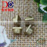 Fashion Closed Capped Engraved Logo Brass Jean Rivet for Garments thumbnail-5