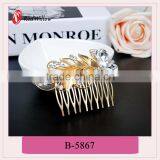 High qulity bride hair accessories hair comb