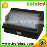 High power wall pack led lighting fixture 5 years warranty