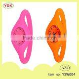 Hot selling water resistant portable silicone wrist watch