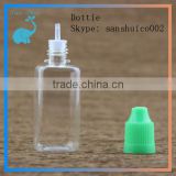 30ml clear eye drop bottle with long thin tip and childproof cap new design dropper bottle wholesale