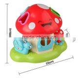 Best Gift Cute Blocks Playhouse Mushroom Toy With Light and Music thumbnail-3