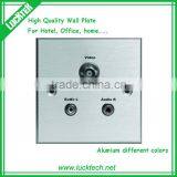 Audio Wall Plate With TV Jack