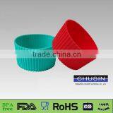 Bpa Free and Reusable Silicone Coffee Cup Sleeves thumbnail-4