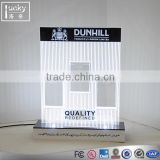 Lighted up cigarette advertising display stand