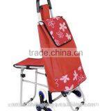 Satin Folding Shopping Bag With Wheels Trolley Bag Supplier in Dubai thumbnail-6