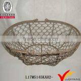 Functional Durable Vintage Country Style Corner Storage Basket