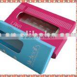 Skin Care Colorful Fashion PVC Window Paper Packaging Box