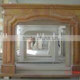 Orange Red Carving Fireplace thumbnail-1