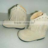 White Leather Baby Cowboy Boot