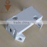 CNC Products Aluminum Square Tube Connector With Silver Anodized Surface Treatment thumbnail-2