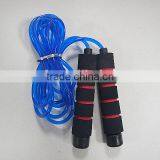 High quality plastic skipping rope/Eva foam skipping rope wholesale