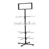 Rotatable Shop Metal Wire Rack for Bags Hanging Items HSX-4426