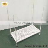 New Design Bathroom Accessories Metal Material Triple Tiers Durable Corner Shelf thumbnail-5