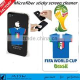 low price adhesive mini electrinic screen cleaning sticker