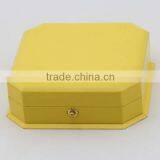 Custom Luxury Jewelry Box Packaing With Satin Lining in Yellow thumbnail-2
