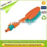 Car Cleaning Brush Water Flow Through Car Wheel Brush