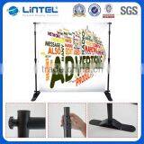 Adjustable tension fabric portable retractable displays