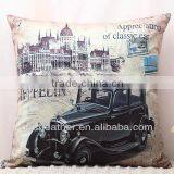 100% Short Soft Velvet Printed Cushion thumbnail-5