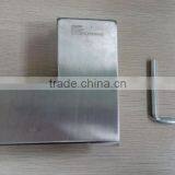 Stainless Steel Glass Door Patch Fitting With Screws thumbnail-1