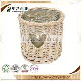 Cheapest Accept OEM Rustic Hinging Outdoor Willow Wicker Basket no Handles thumbnail-6