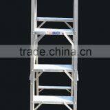 Aluminium One-Sided Folding 20 Step Ladders thumbnail-1