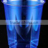 C087890-S 8oz(250ml) KPS Disposable Square Bottom Round Mouth New Plastic Hexagonal Cup