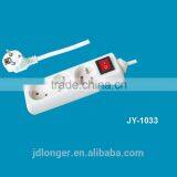 Hot Sale High Quality 3 Way Extension French Socket Switch Power Strip CE 16A 220V China Socket