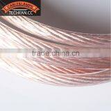 Black Frosted CCA CCA 6GA Aux Cable for Car for Wholesales thumbnail-1