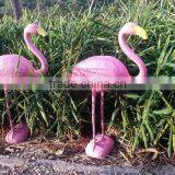 Plastic Full Body Blowing Flamingo Decoy