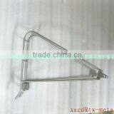 Ultra Light Weight Titanium Bicycle Rear Panier Rack With Handing Brush Finished Capacity 25kg Minimalist Design Rear Rack