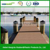 Outdoor Decking Flooring 105mm*30mm Brown Trit Wood Plastic Composite Cheapest Price WPC Decking thumbnail-3