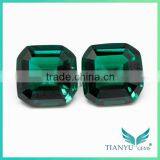 1 Carat Emerald 6.5x6.5 mm Emerald Cut Synthetic Emeralds for Sale thumbnail-5