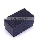 Chinese Factories Wholesale Custom Crocodile Grain Leather Watch Box, Blue Beautiful Gift Box thumbnail-3