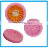 Online Shopping New Fashion Sunflowers Turn Sugar Silicone Embossing Mold thumbnail-2