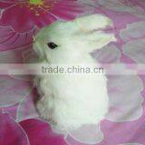 Easter Bunny Furry Animal Taxidermy Decor Chinese Zodiac Toys thumbnail-4