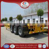 2015 China 40 Ton Container Flatbed Semi Trailer thumbnail-4