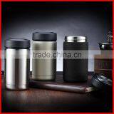 New Design 304 Double Layers Stainless Steel Dermatoglyph Lid Rubber Paint Body Office Gift Vacuum Thermal Insulation Cups thumbnail-1